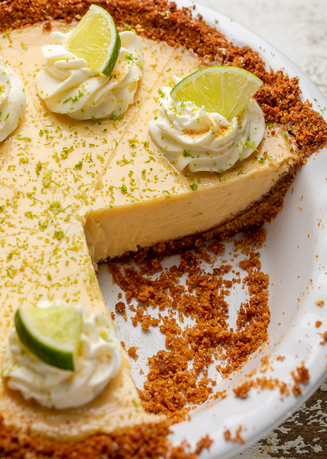 Deep Dish Key Lime Pie - Baker by Nature
