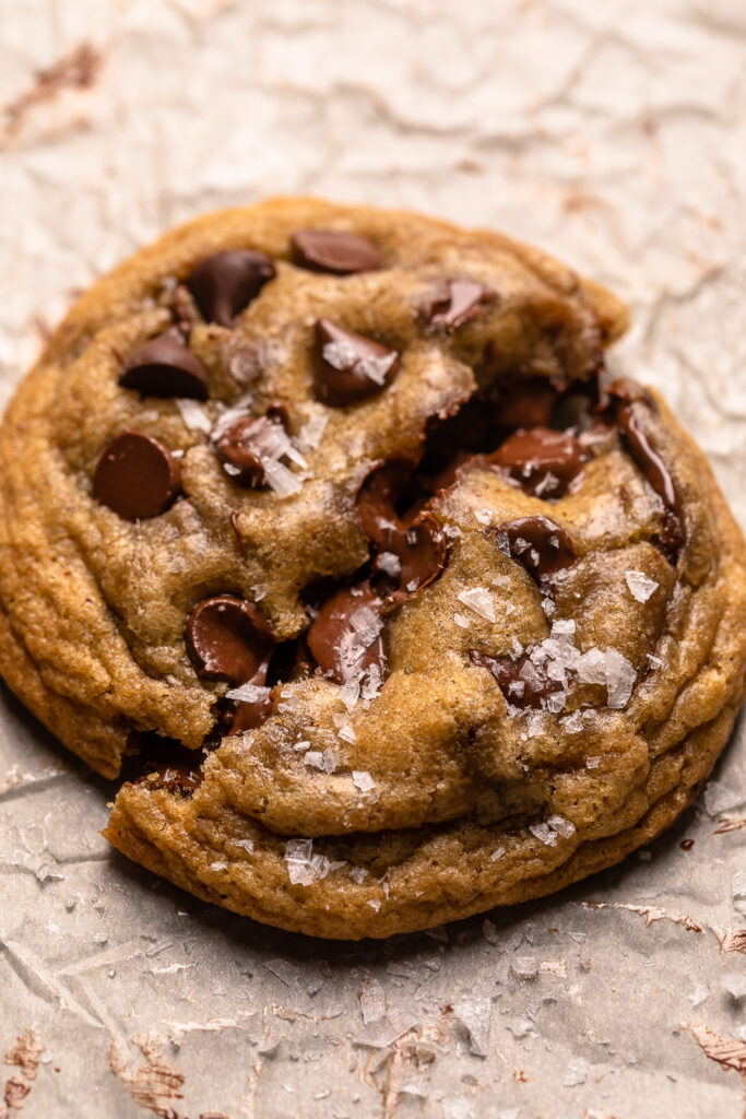 Soft Batch Chocolate Chip Cookies are super soft, tender, and flavorful! This is the PERFECT chocolate chip cookie recipe for making ice cream sandwiches!