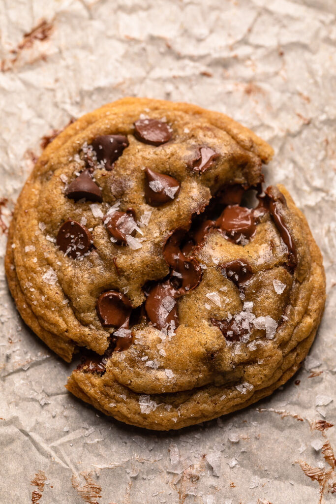 Soft Batch Chocolate Chip Cookies are super soft, tender, and flavorful! This is the PERFECT chocolate chip cookie recipe for making ice cream sandwiches!