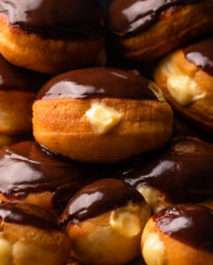 Boston Cream Doughnuts - Baker by Nature