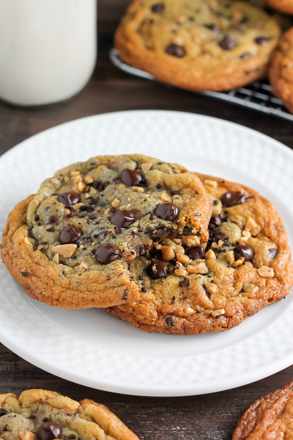 Toffee Chocolate Chip Cookies • Craving Some Creativity