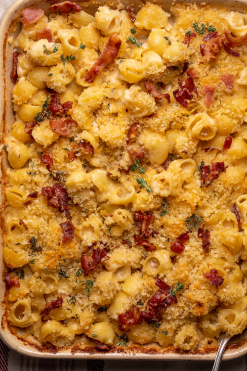 Macaroni and Cheese with Bacon and Gruyère - Baker by Nature