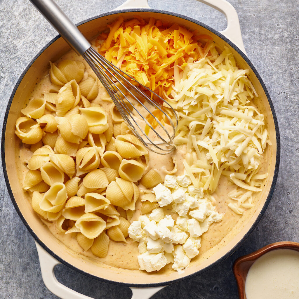 Extra Creamy Stovetop Mac and Cheese - Baker by Nature
