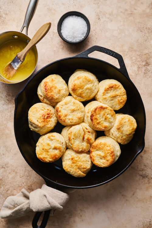 Flaky Golden Brown Buttermilk Biscuits - Baker by Nature