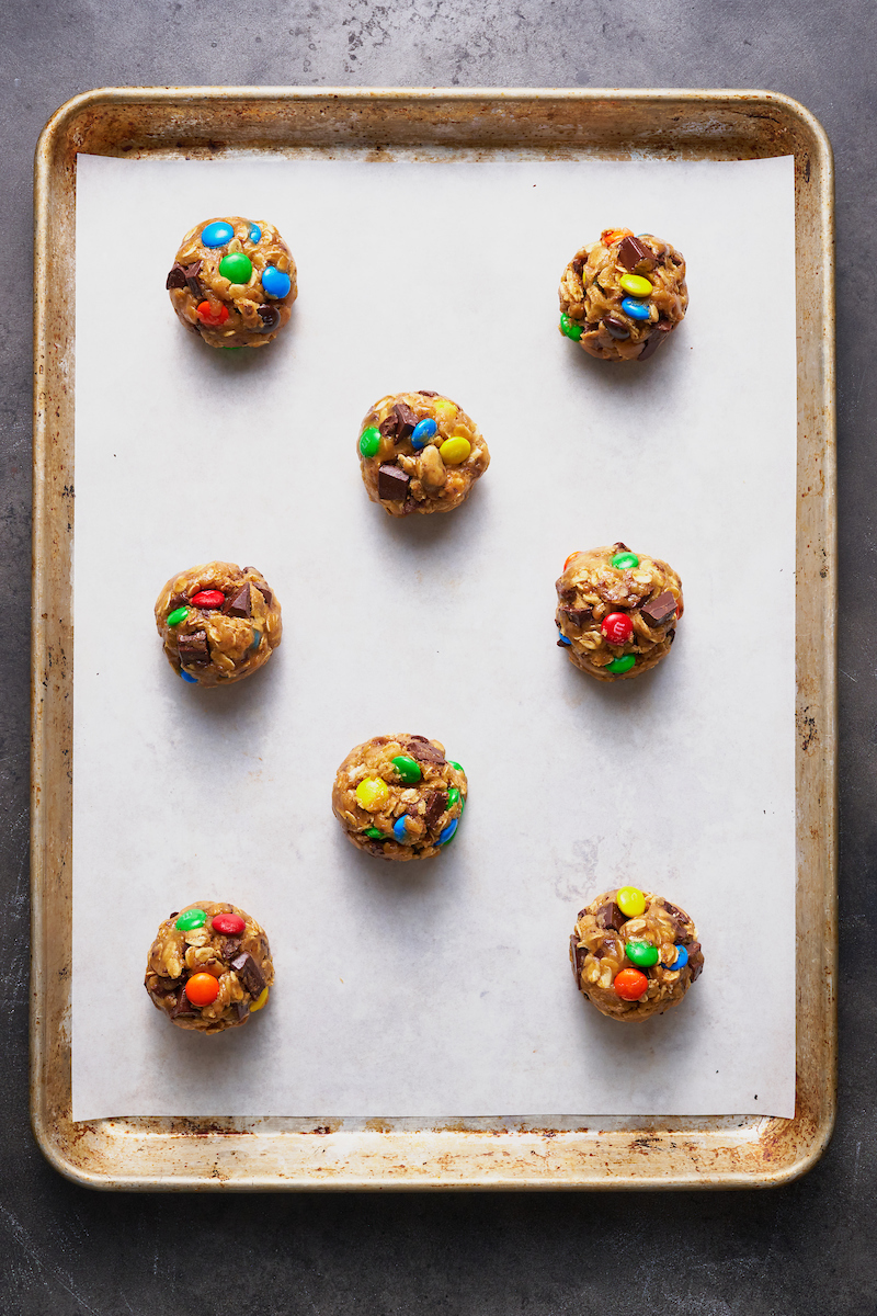 The Best Brown Butter M&M Cookie Recipe - Nomaste Hungry