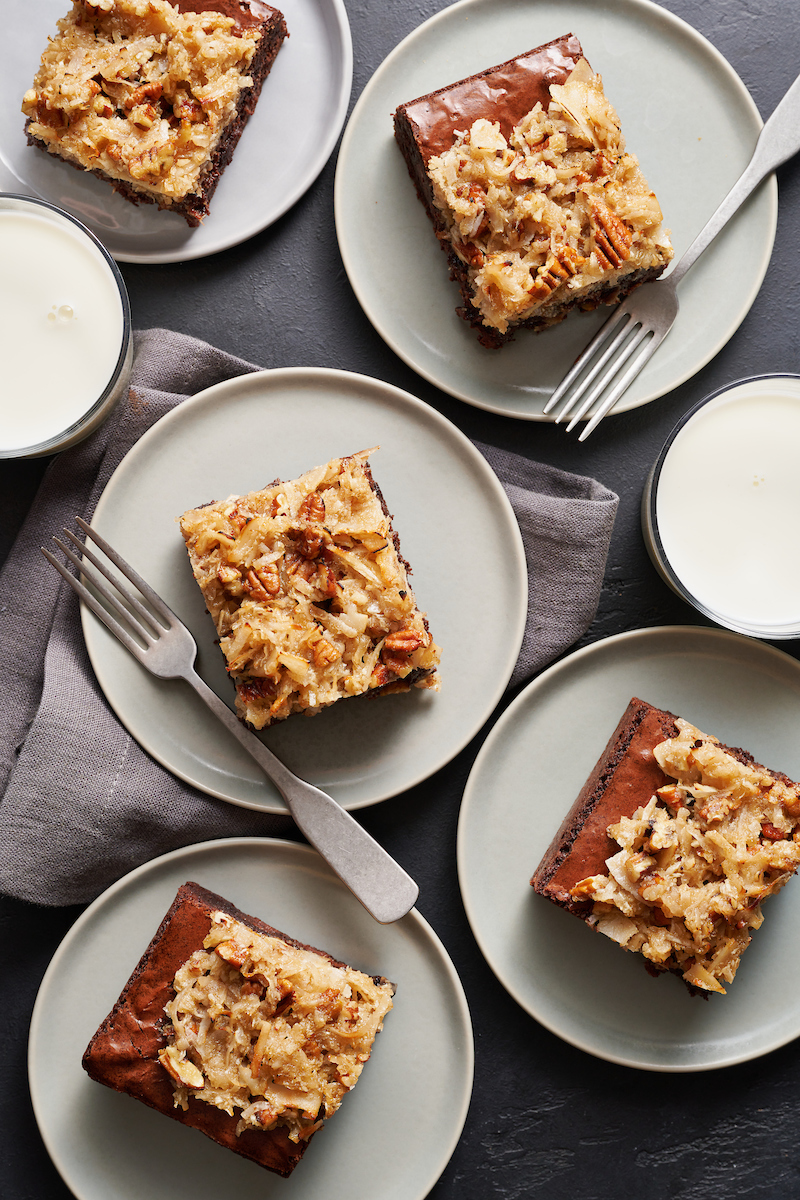 Bourbon fudge brownies - Kate the baker - Brownies + bars