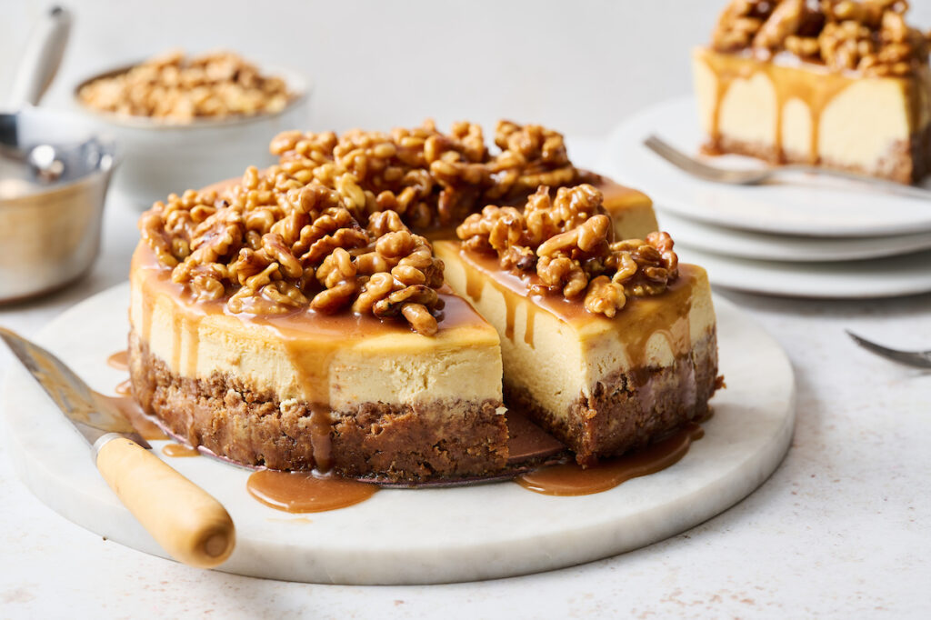 Maple Walnut Cheesecake - Baker by Nature