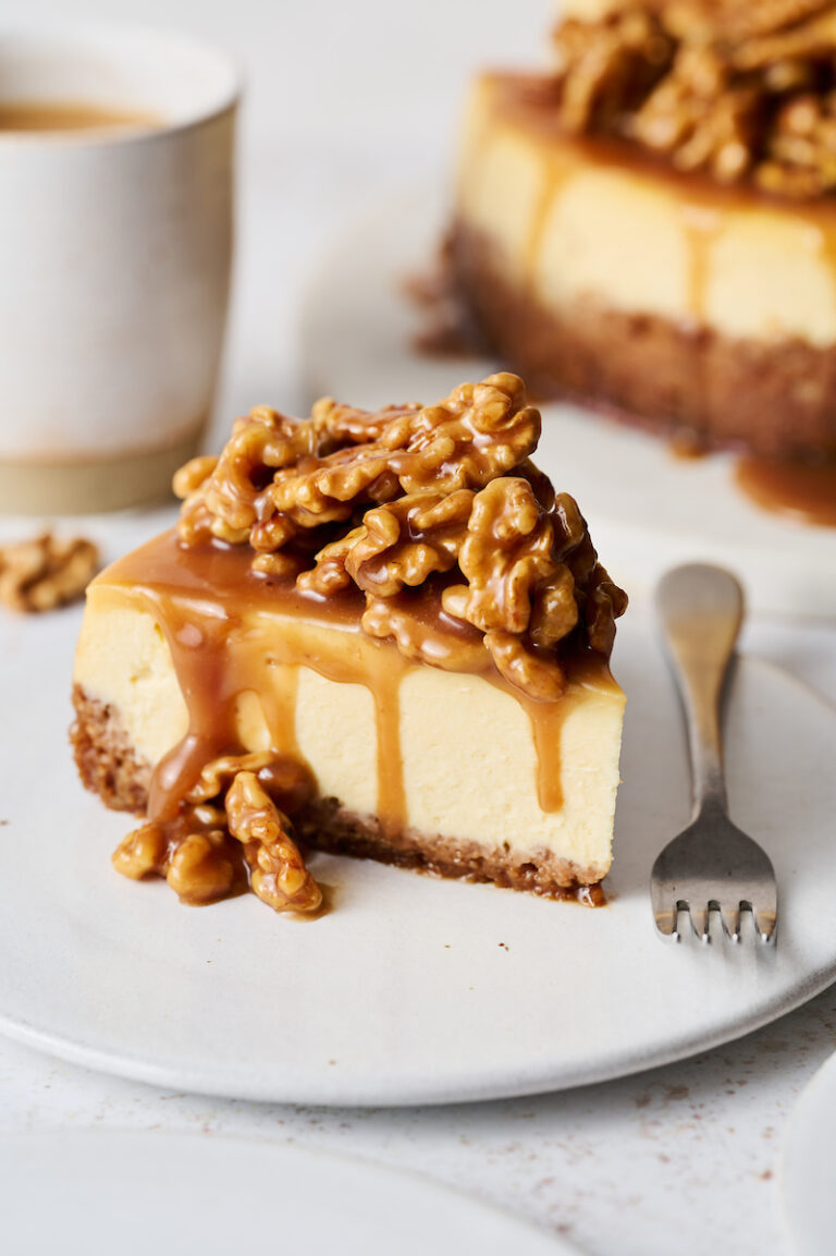 Maple Walnut Cheesecake - Baker by Nature