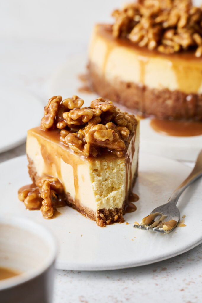 Maple Walnut Cheesecake - Baker by Nature