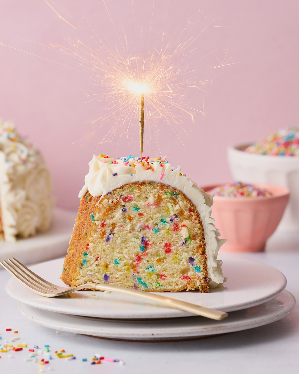 Ricotta Pound Cake Birthday Bites | BODi