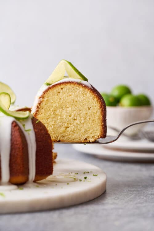 Key Lime Bundt Cake Baker by Nature