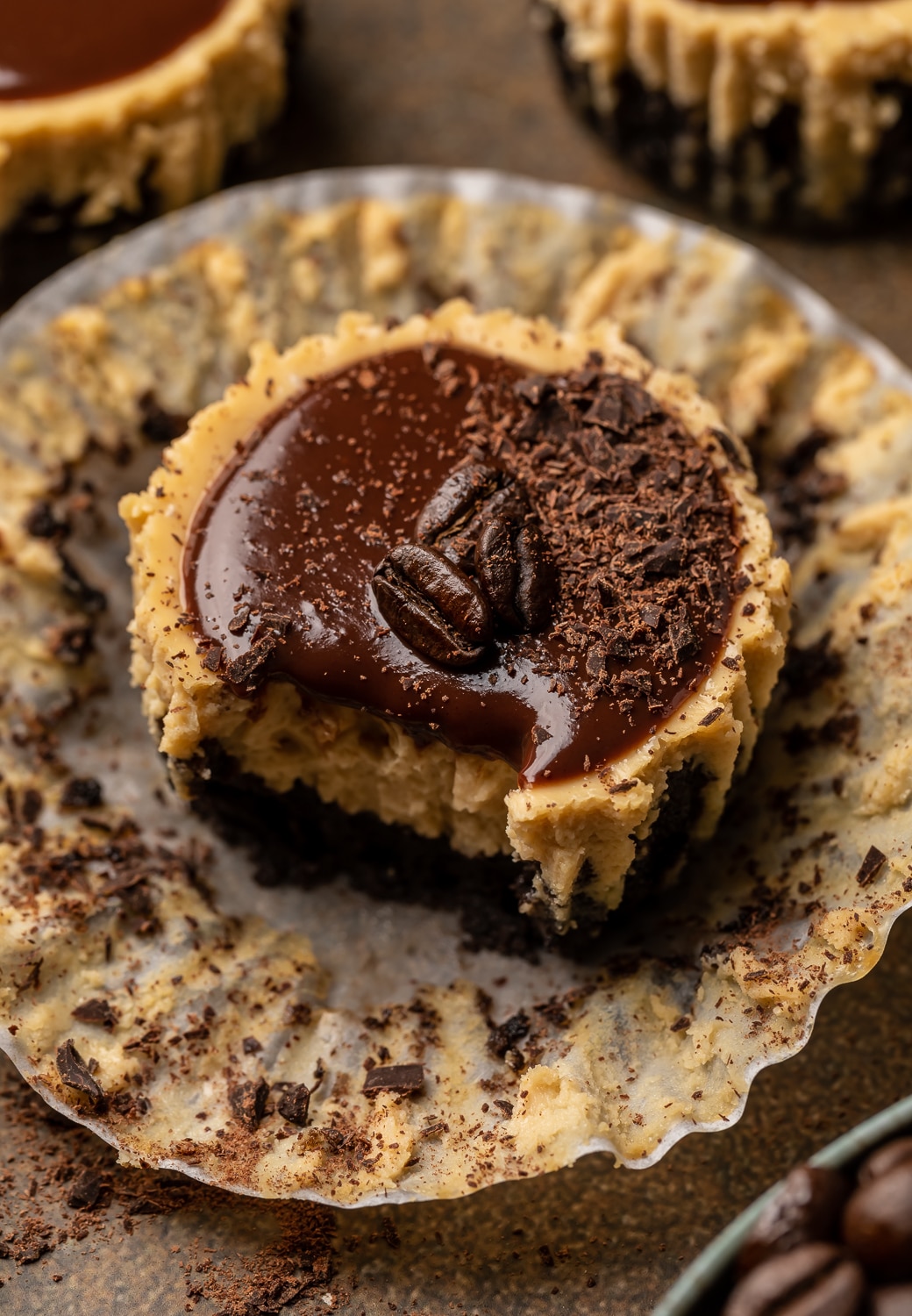 Mini Coffee Cheesecakes