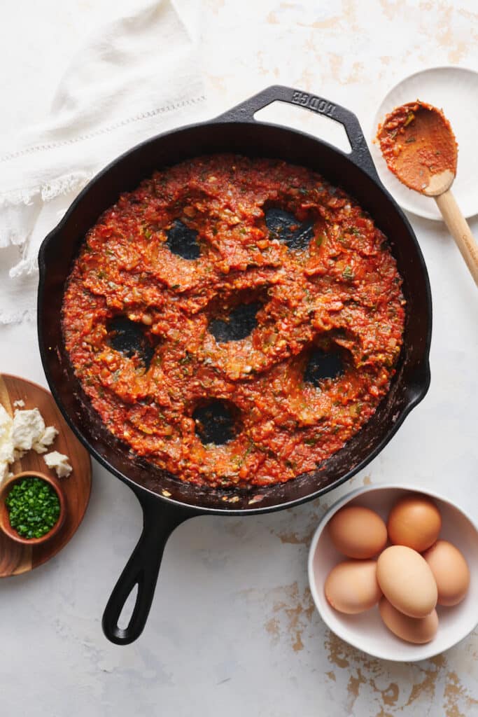 Eggs in Purgatory Baker by Nature