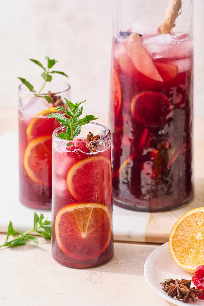 Make-Ahead Chilled Mulled Wine Punch Recipe