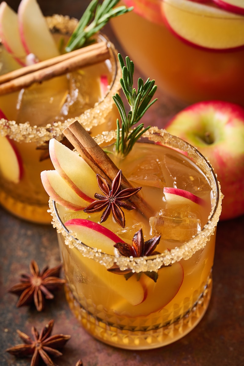 Honeycrisp Apple Cider Sangria - Baker by Nature - Tasty Made Simple