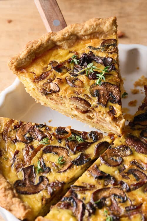 Bacon, Onion, and Mushroom Quiche Baker by Nature