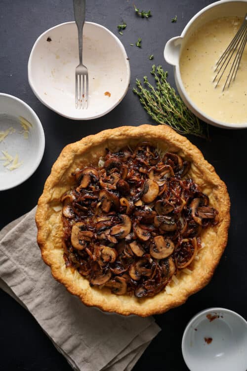 Bacon Onion And Mushroom Quiche Baker By Nature