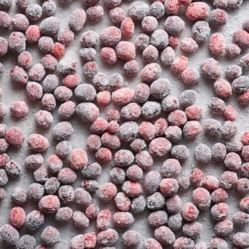 How to make sugared cranberries - ShortGirlTallOrder