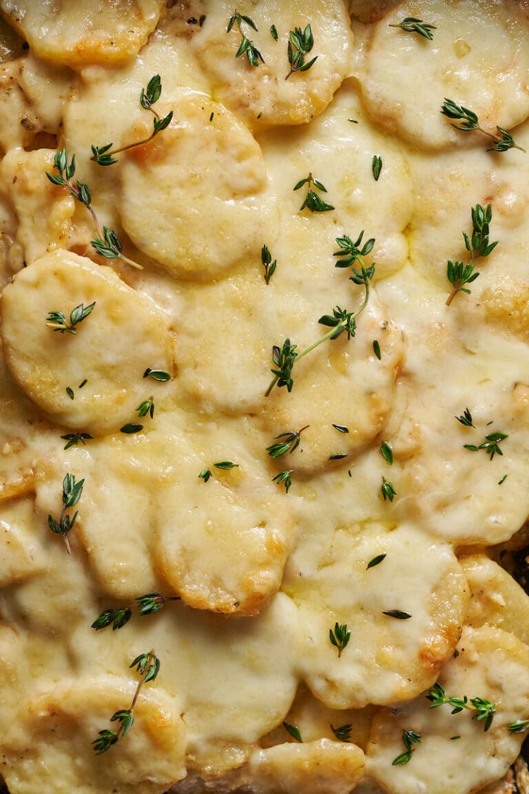 Creamy Scalloped Au Gratin Potatoes Baker by Nature
