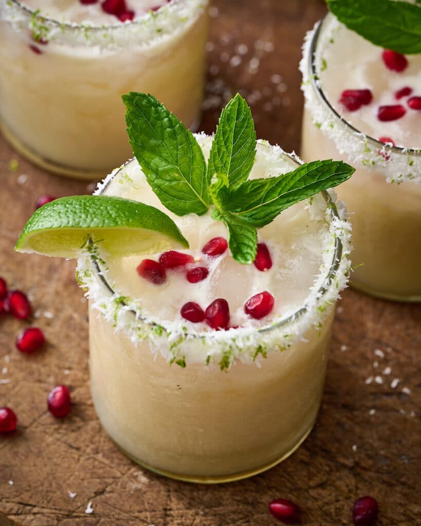 White Christmas Margaritas 