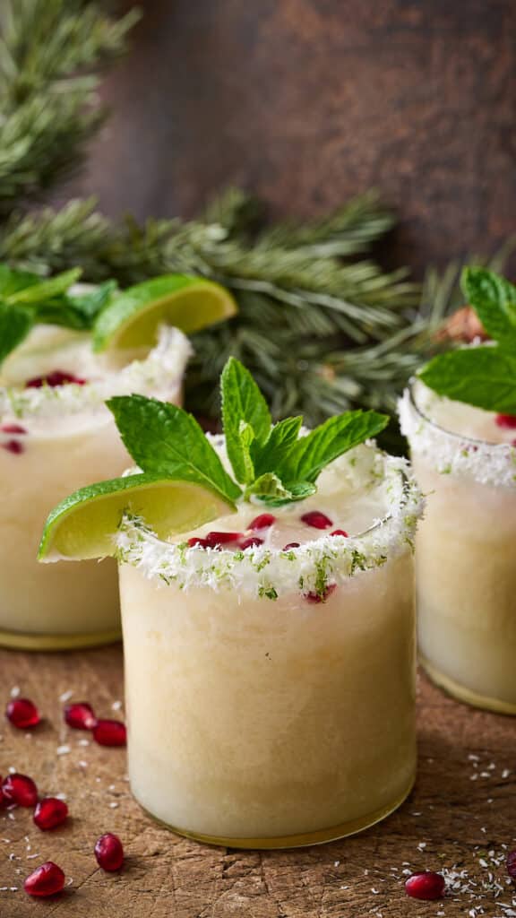 White Christmas Margaritas 
