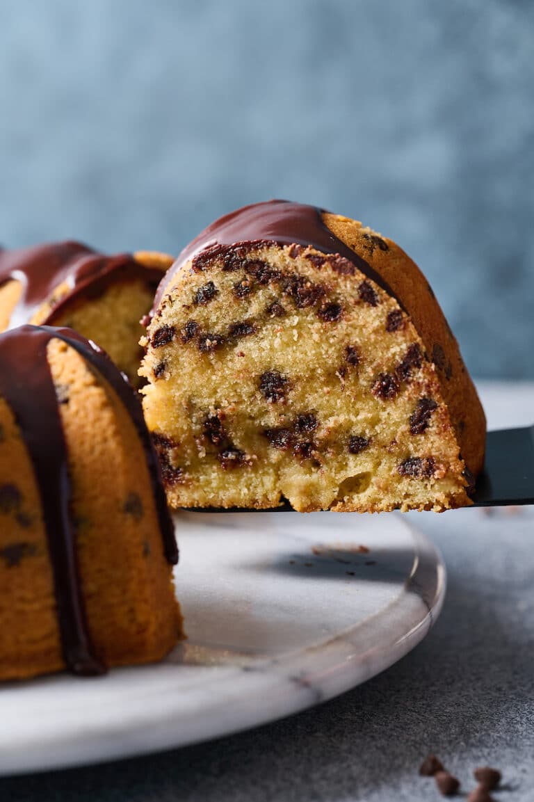 Chocolate Chip Bundt Cake - Baker by Nature