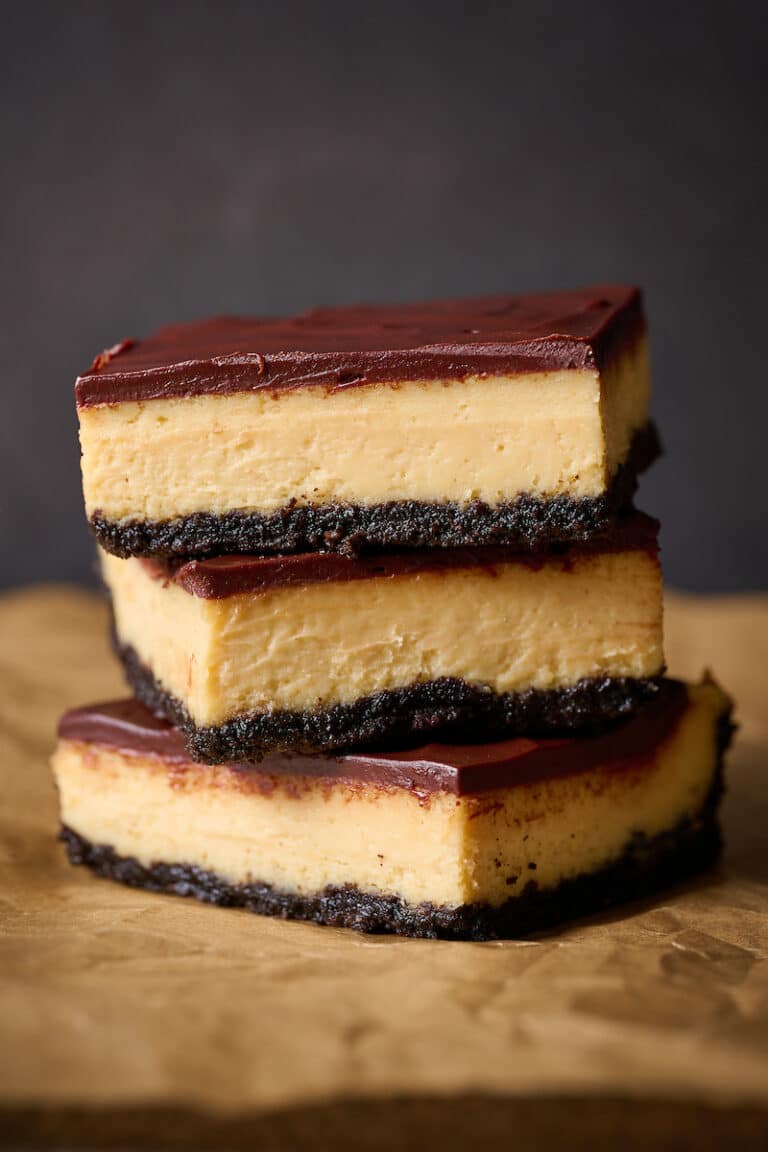 Baileys Irish Cream Cheesecake Bars Baker by Nature