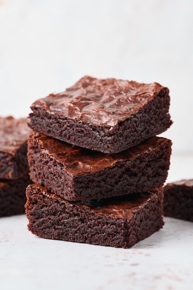 Small Batch Brownies in a Loaf Pan - Katiebird Bakes