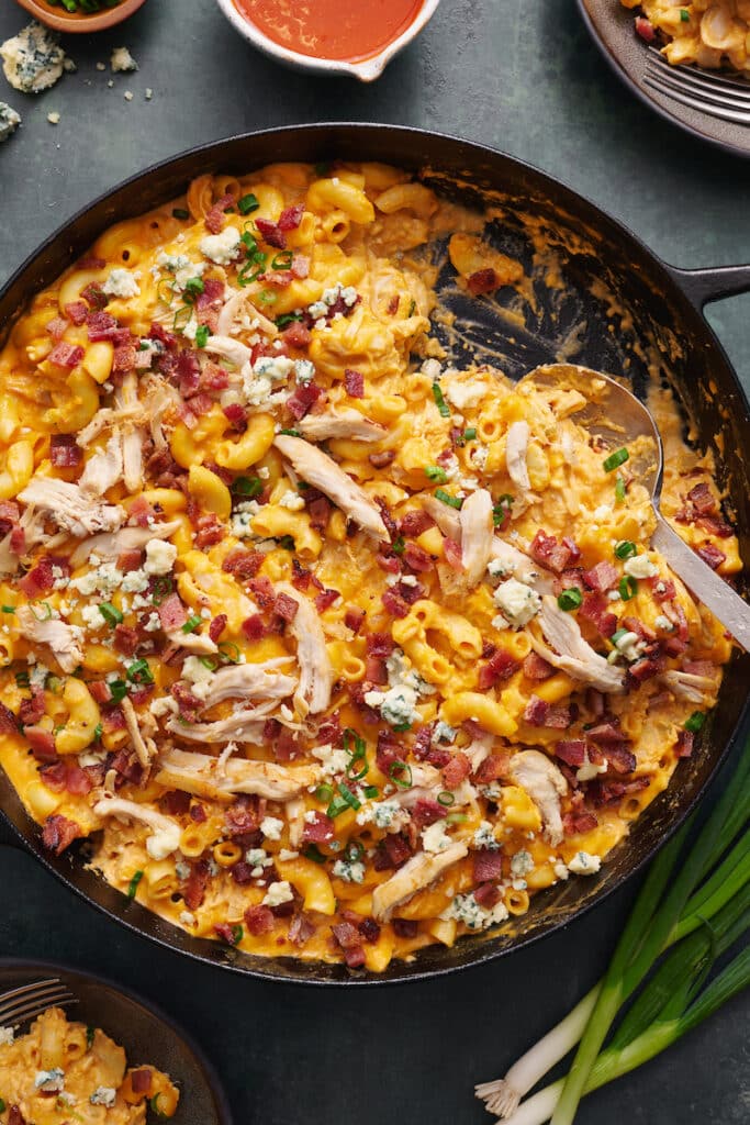 Buffalo Chicken Macaroni And Cheese - Baker By Nature