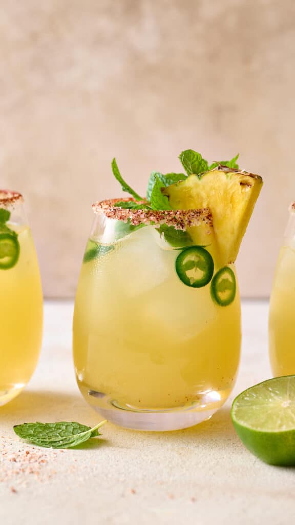 Easy Pineapple Jalapeño Pitcher Margaritas Baker by Nature