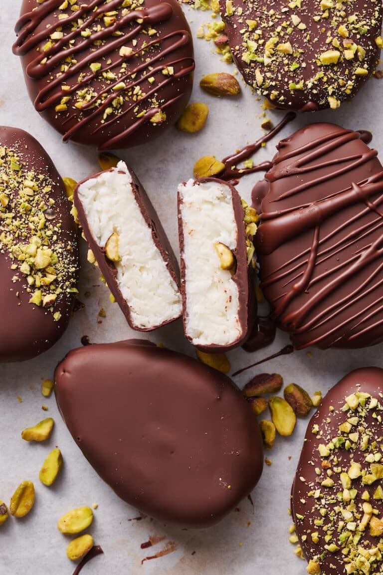 Chocolate Covered Coconut Cream Eggs Baker by Nature