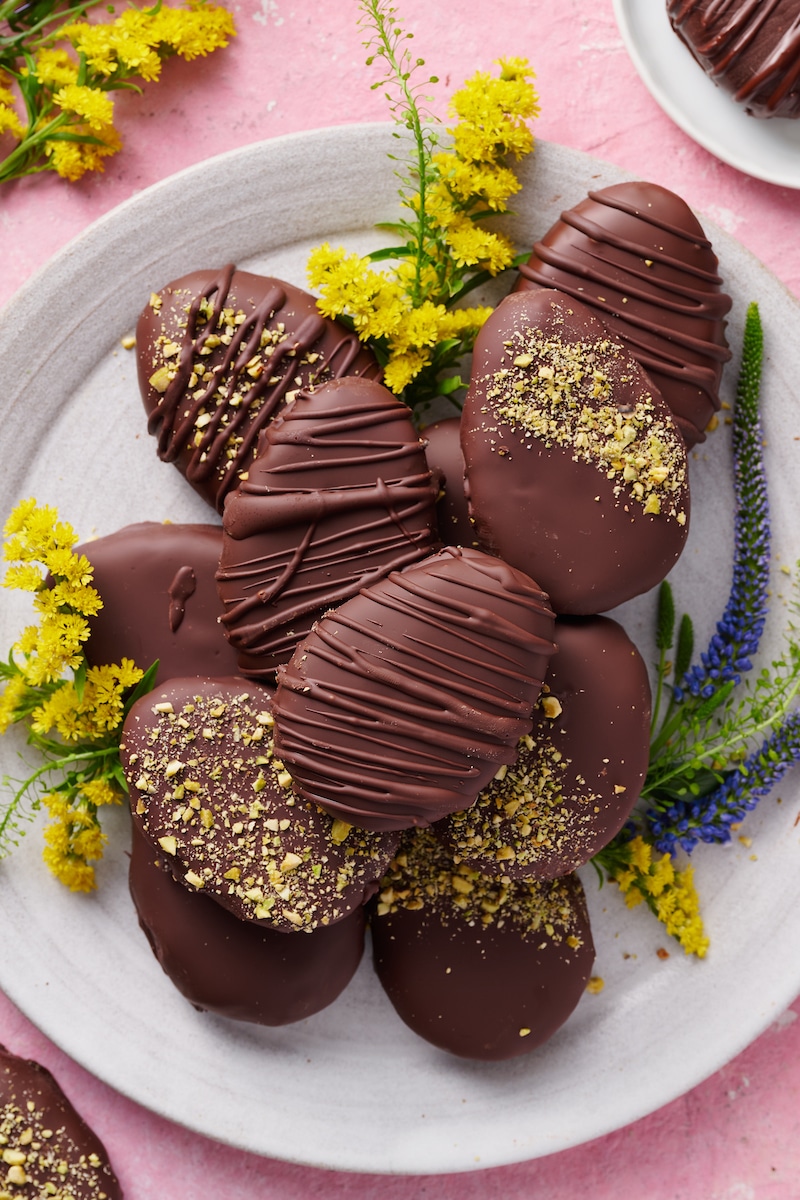 Chocolate Covered Coconut Cream Eggs - Baker by Nature