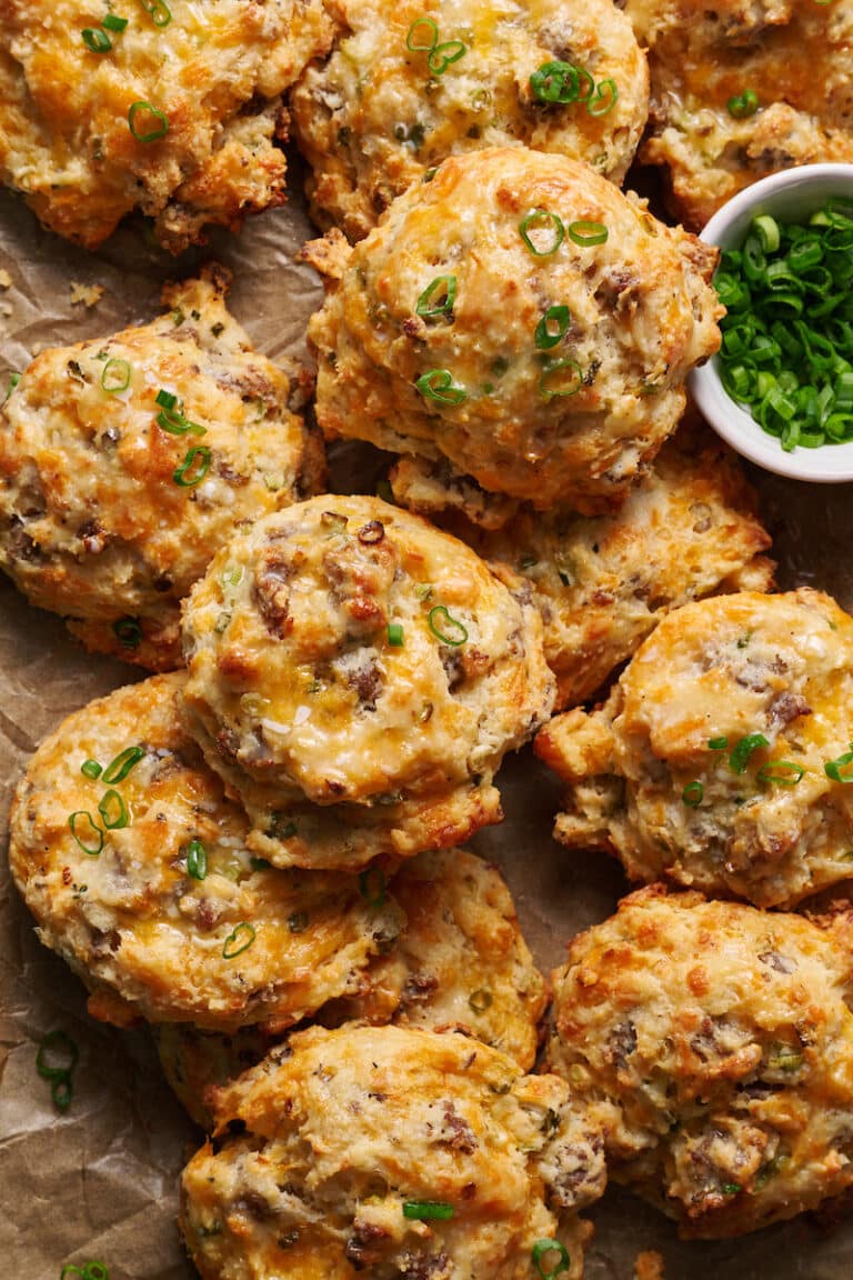 Cheesy Sausage Biscuits
