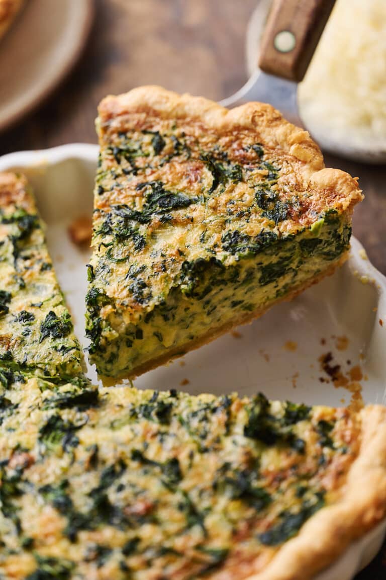 Spinach Quiche - Baker by Nature