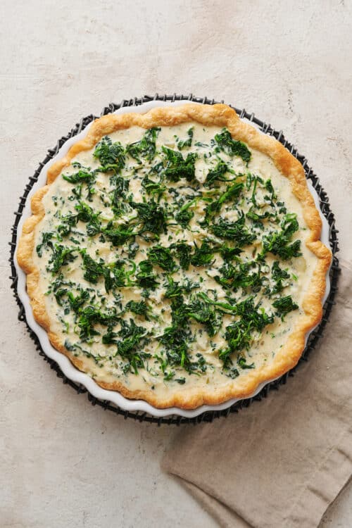 Spinach Quiche - Baker by Nature