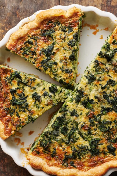Spinach Quiche - Baker by Nature