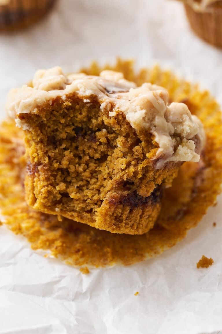 Pumpkin Coffee Cake Muffins Baker by Nature