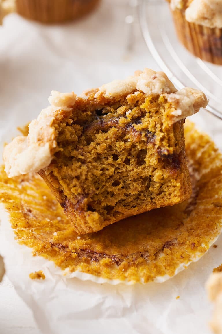 Pumpkin Coffee Cake Muffins Baker by Nature