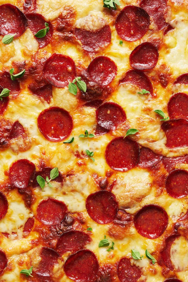 The Best Pepperoni Pizza Recipe - Baker by Nature