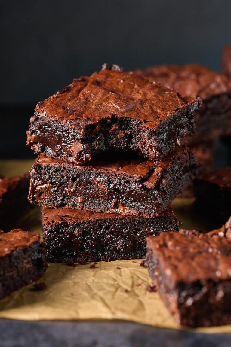 Death by Chocolate Brownies - Baker by Nature