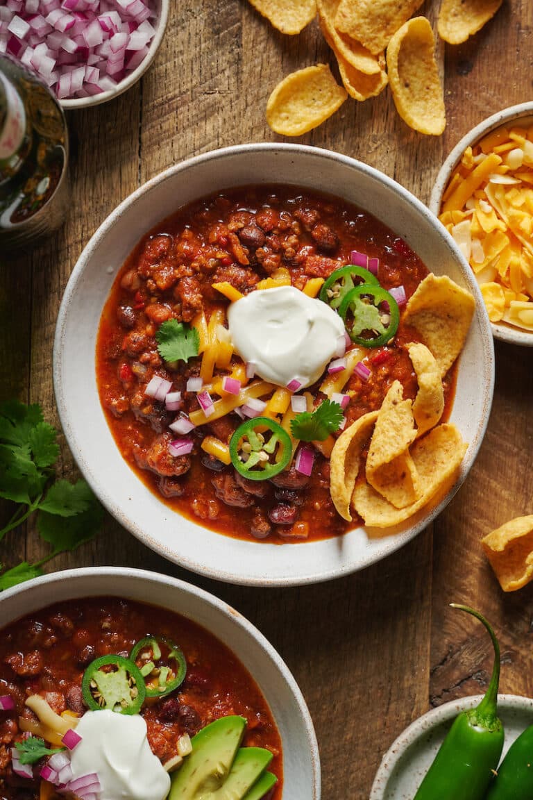 The Best Homemade Chili Recipe - Baker by Nature