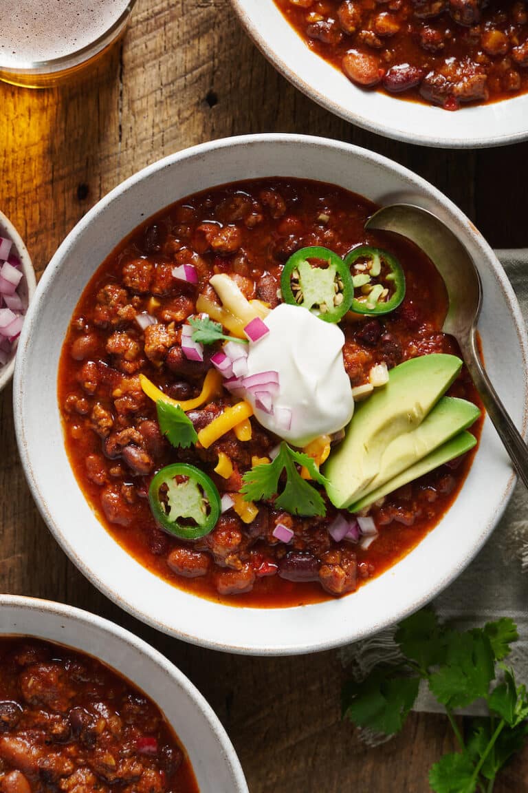 The Best Homemade Chili Recipe - Baker by Nature