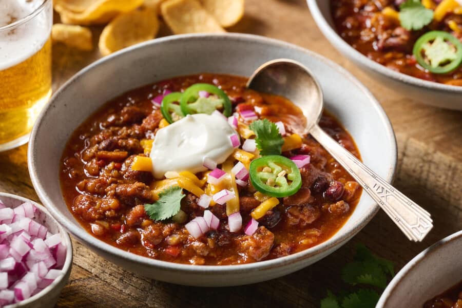The Best Homemade Chili Recipe - Baker by Nature